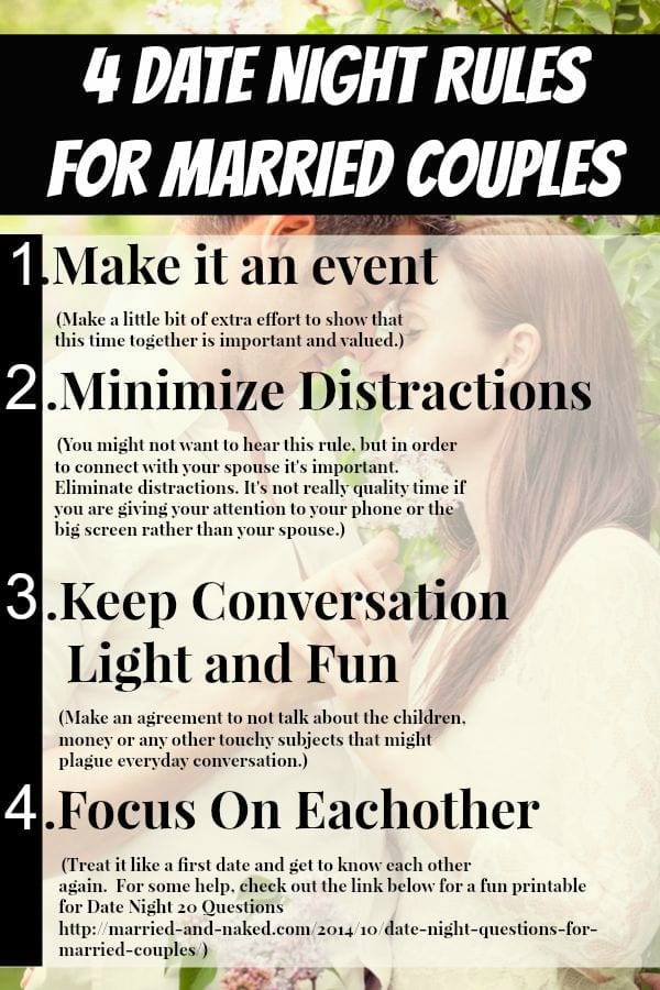 list four dating rules