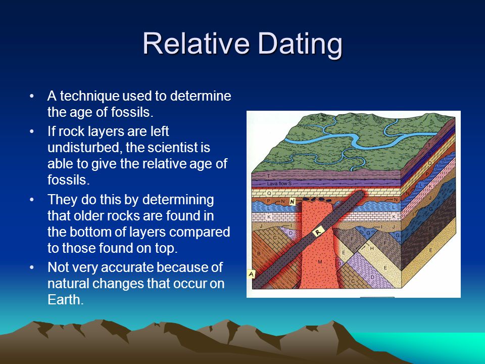 dating definition biology
