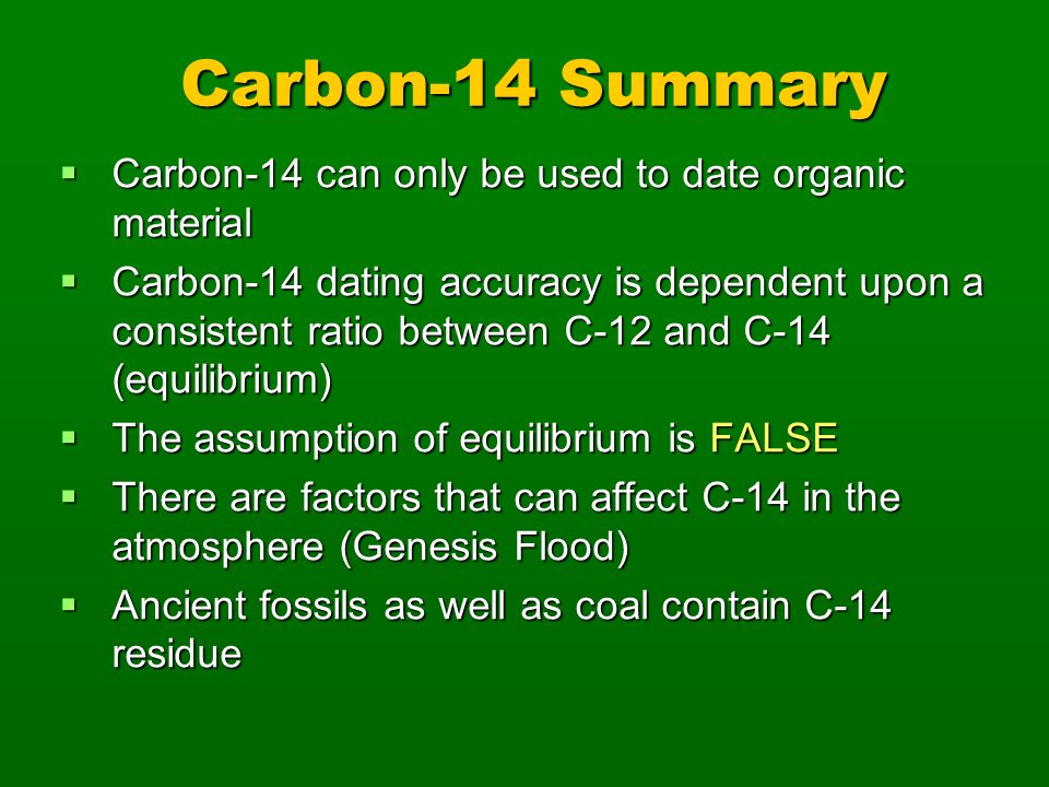 how accurate is carbon dating 14