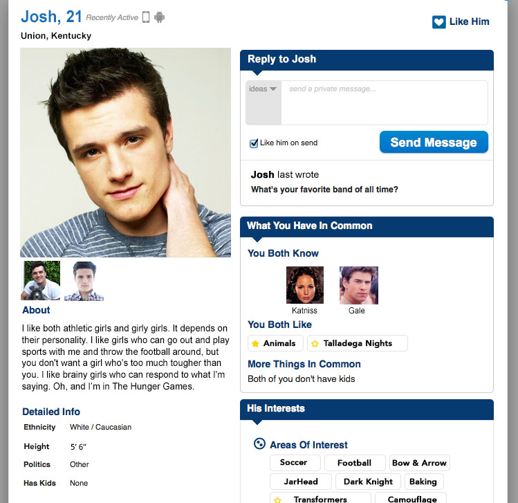 Online dating creating a good profile