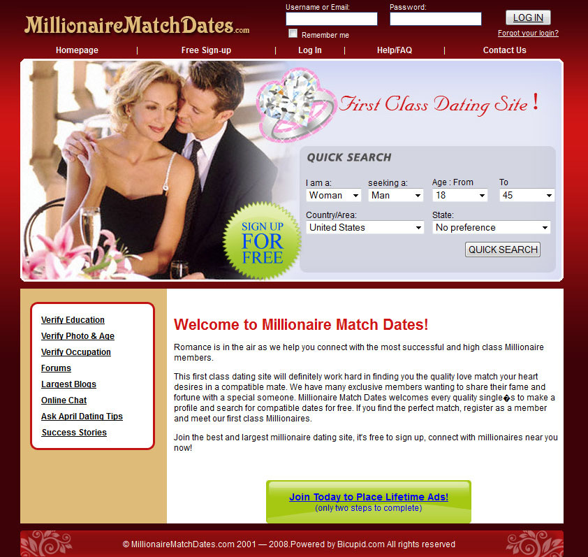 dating site match com