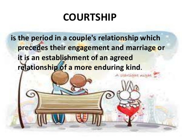 what is the meaning of dating and courtship