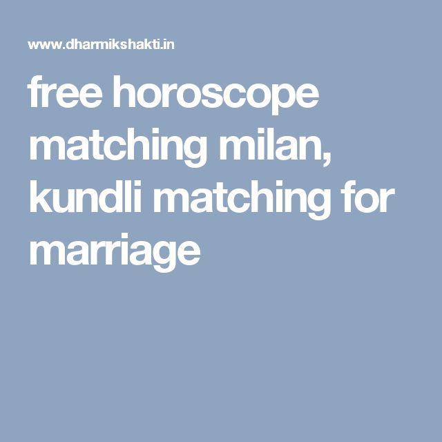 Free online kundli matchmaking in hindi&comments=1